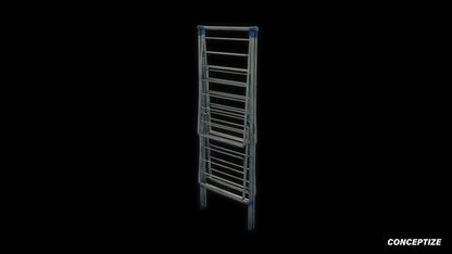 drying rack meticulously handcrafted 3d asset pbr blender unreal engine seoul urban apartment Conceptize furniture prop