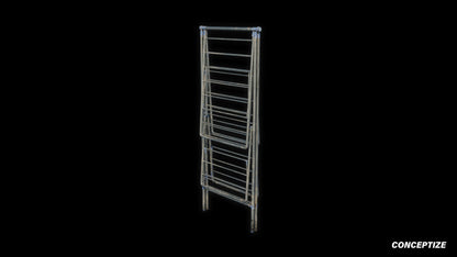 drying rack meticulously handcrafted 3d asset pbr blender unreal engine seoul urban apartment Conceptize furniture prop