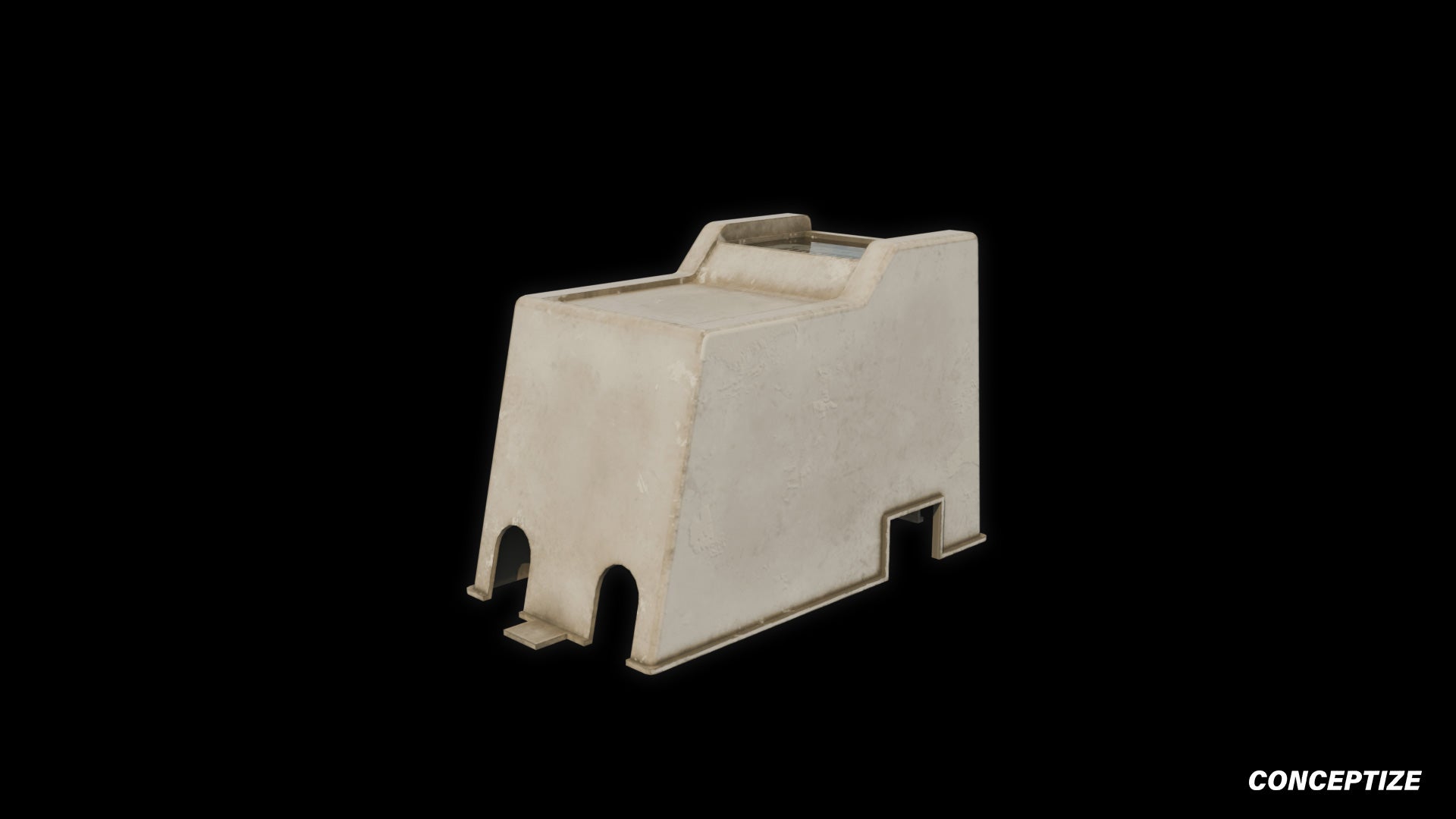 gas meter counter meticulously handcrafted 3d asset pbr blender unreal engine seoul urban Conceptize utility prop