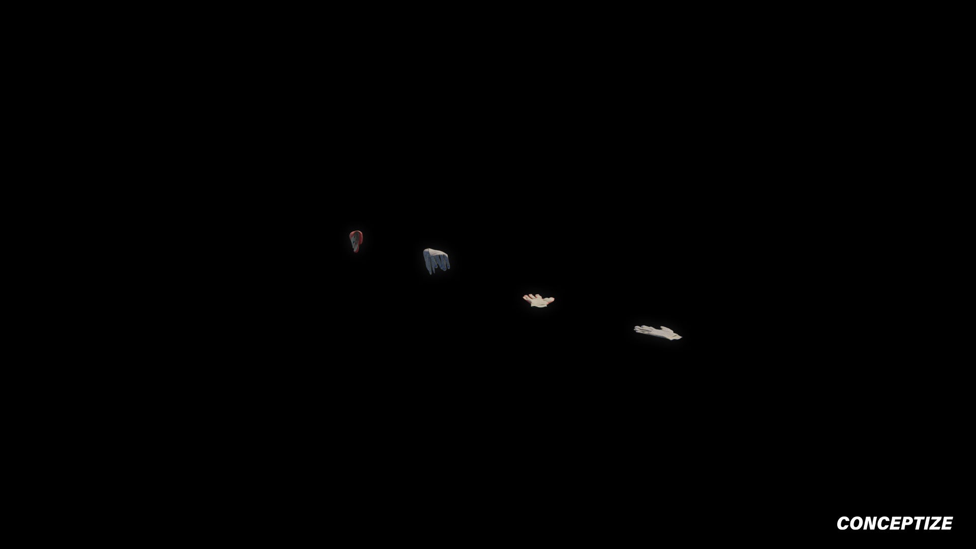 cleaning gloves meticulously handcrafted 3d asset pbr blender unreal engine seoul urban Conceptize household cleaning prop