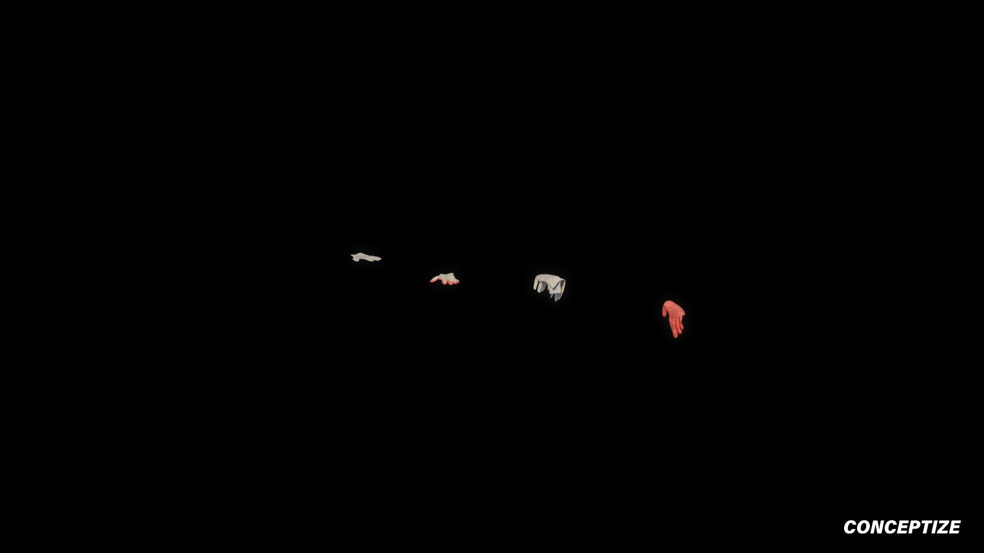 cleaning gloves meticulously handcrafted 3d asset pbr blender unreal engine seoul urban Conceptize household cleaning prop