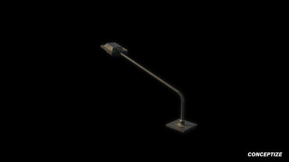 wall-mounted light meticulously handcrafted 3d asset pbr blender unreal engine seoul urban Conceptize signage lighting prop