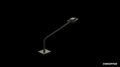 wall-mounted light meticulously handcrafted 3d asset pbr blender unreal engine seoul urban Conceptize signage lighting prop
