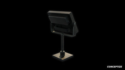 construction ground light meticulously handcrafted 3d asset pbr blender unreal engine seoul urban Conceptize construction lighting prop