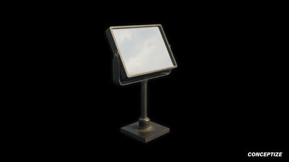 construction ground light meticulously handcrafted 3d asset pbr blender unreal engine seoul urban Conceptize construction lighting prop