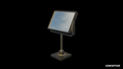 construction ground light meticulously handcrafted 3d asset pbr blender unreal engine seoul urban Conceptize construction lighting prop