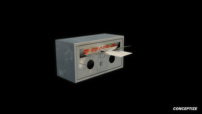 Korean mailbox meticulously handcrafted 3d asset pbr textures blender unreal engine urban prop conceptize