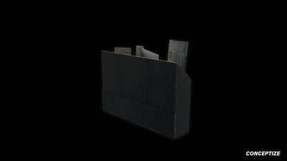 Korean mailbox meticulously handcrafted 3d asset pbr textures blender unreal engine urban prop conceptize