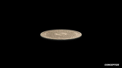 korean manhole meticulously handcrafted 3d asset pbr blender unreal engine seoul urban Conceptize street infrastructure prop