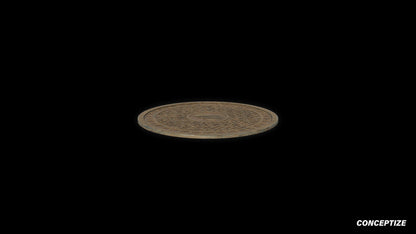 korean manhole meticulously handcrafted 3d asset pbr blender unreal engine seoul urban Conceptize street infrastructure prop