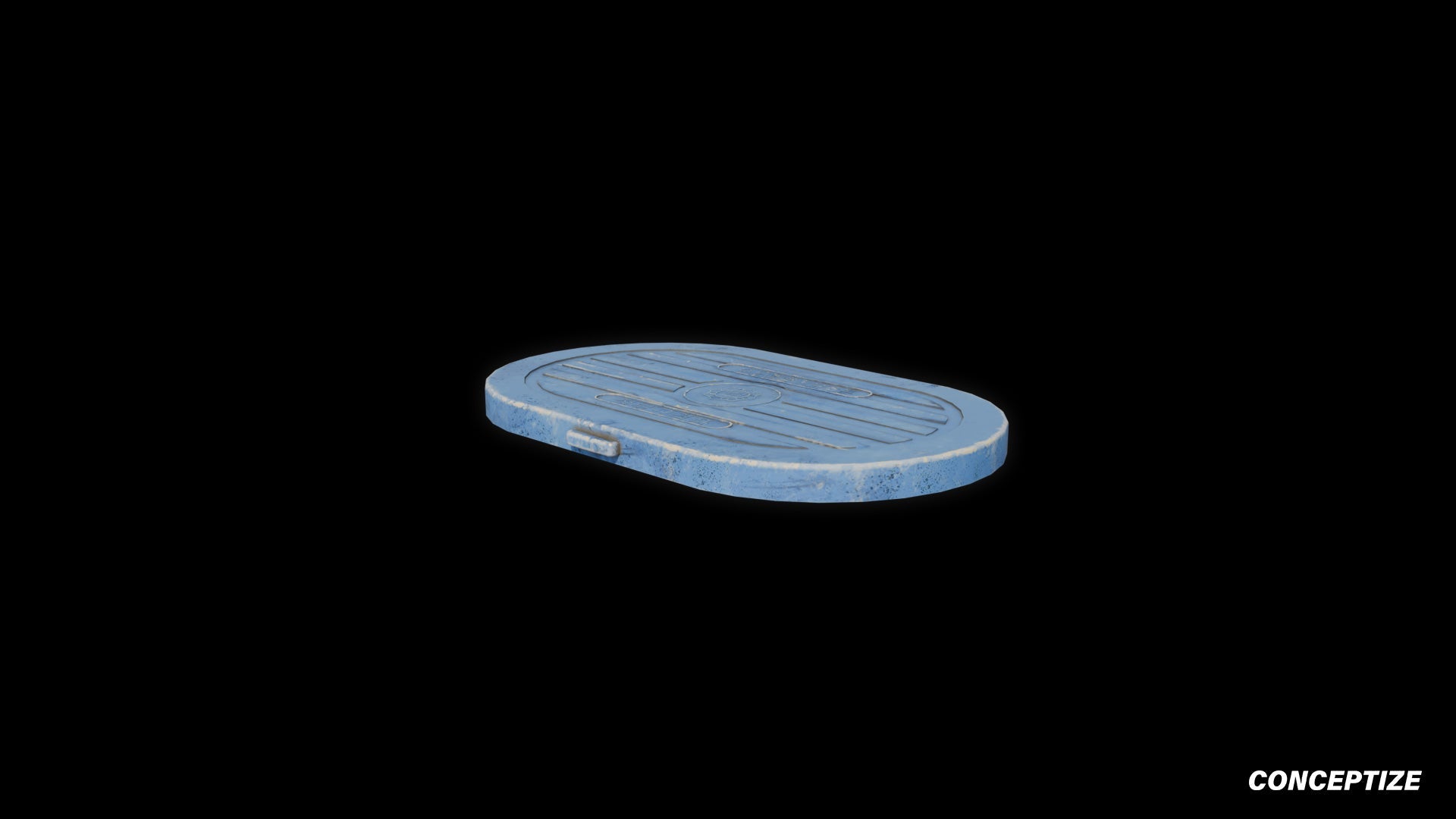 korean manhole meticulously handcrafted 3d asset pbr blender unreal engine seoul urban Conceptize street infrastructure prop