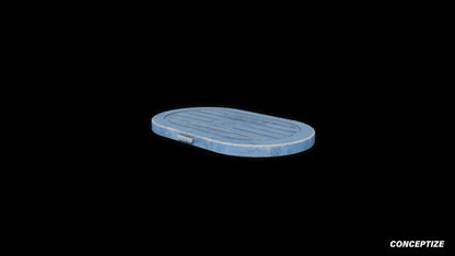 korean manhole meticulously handcrafted 3d asset pbr blender unreal engine seoul urban Conceptize street infrastructure prop