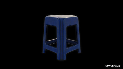 terrace plastic stool meticulously handcrafted 3d asset pbr blender unreal engine seoul urban Conceptize outdoor furniture prop