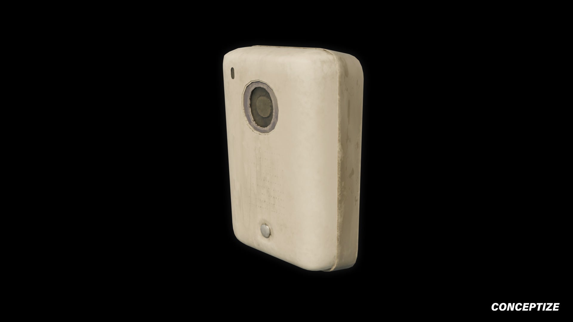ring bell interphone meticulously handcrafted 3d asset pbr blender unreal engine seoul urban Conceptize communication prop