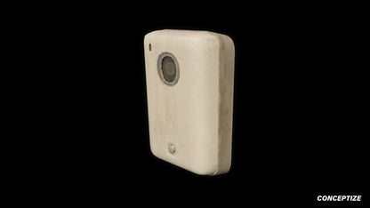 ring bell interphone meticulously handcrafted 3d asset pbr blender unreal engine seoul urban Conceptize communication prop