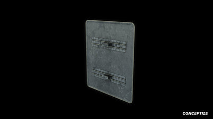 Korean traffic sign meticulously handcrafted 3d asset pbr blender unreal engine street signage conceptize