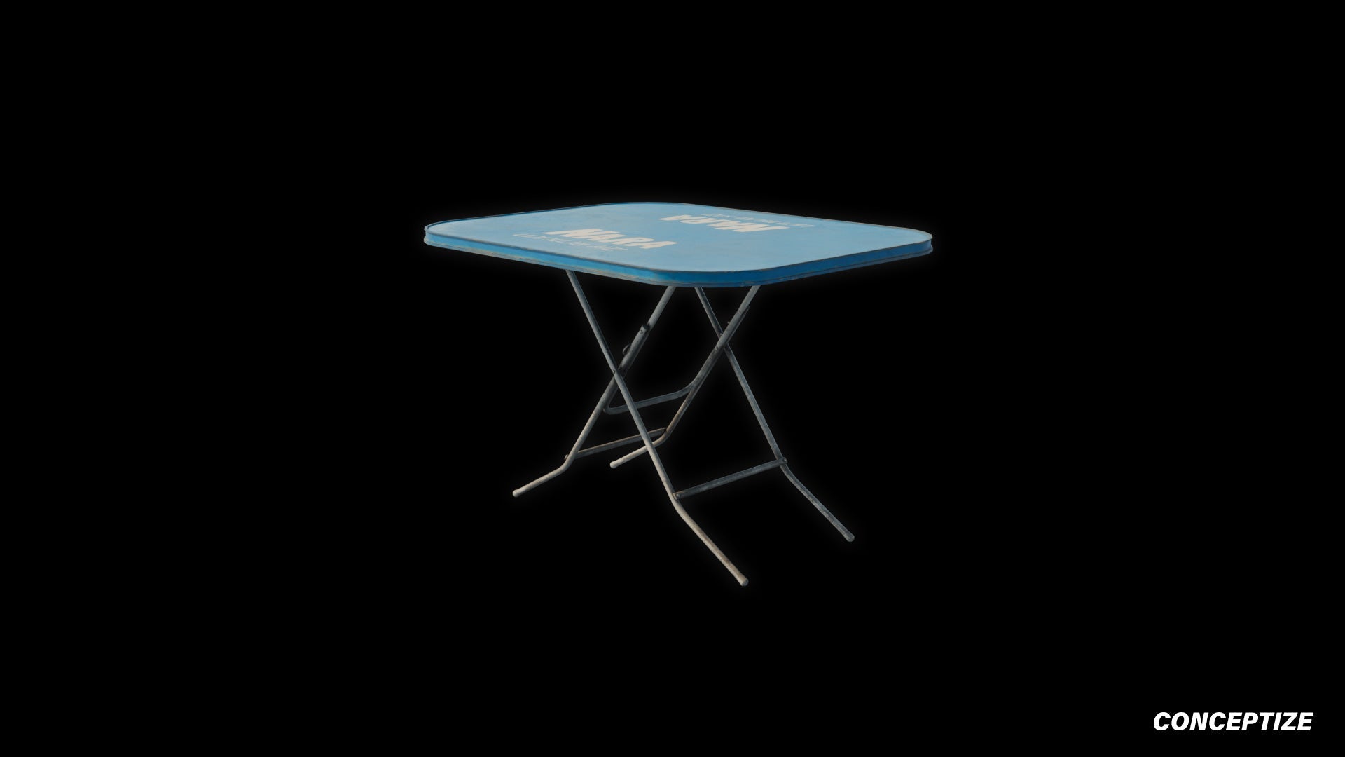 Korean bar table meticulously handcrafted 3d asset pbr blender unreal engine prop conceptize