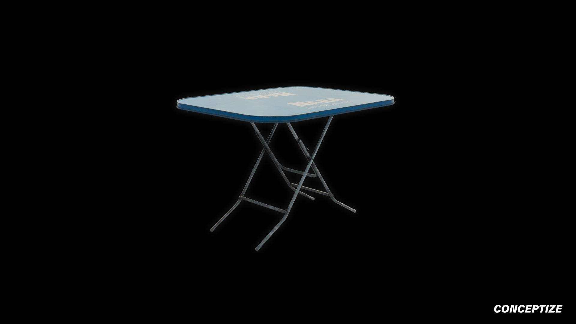 Korean bar table meticulously handcrafted 3d asset pbr blender unreal engine prop conceptize