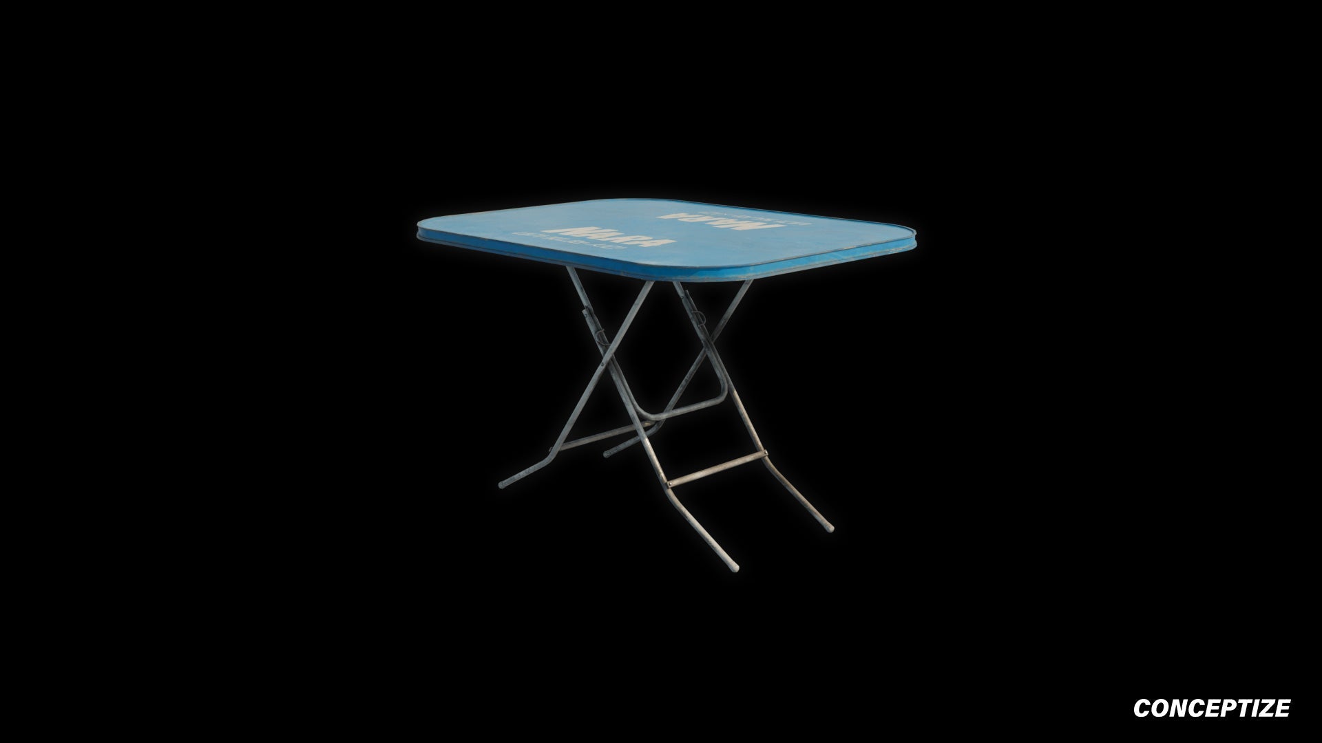 Korean bar table meticulously handcrafted 3d asset pbr blender unreal engine prop conceptize