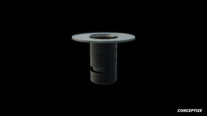 Korean bbq table meticulously handcrafted 3d asset pbr blender unreal engine prop conceptize