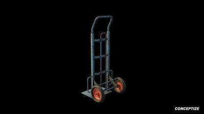 Uline manual carrier meticulously handcrafted 3d asset pbr blender unreal engine prop conceptize