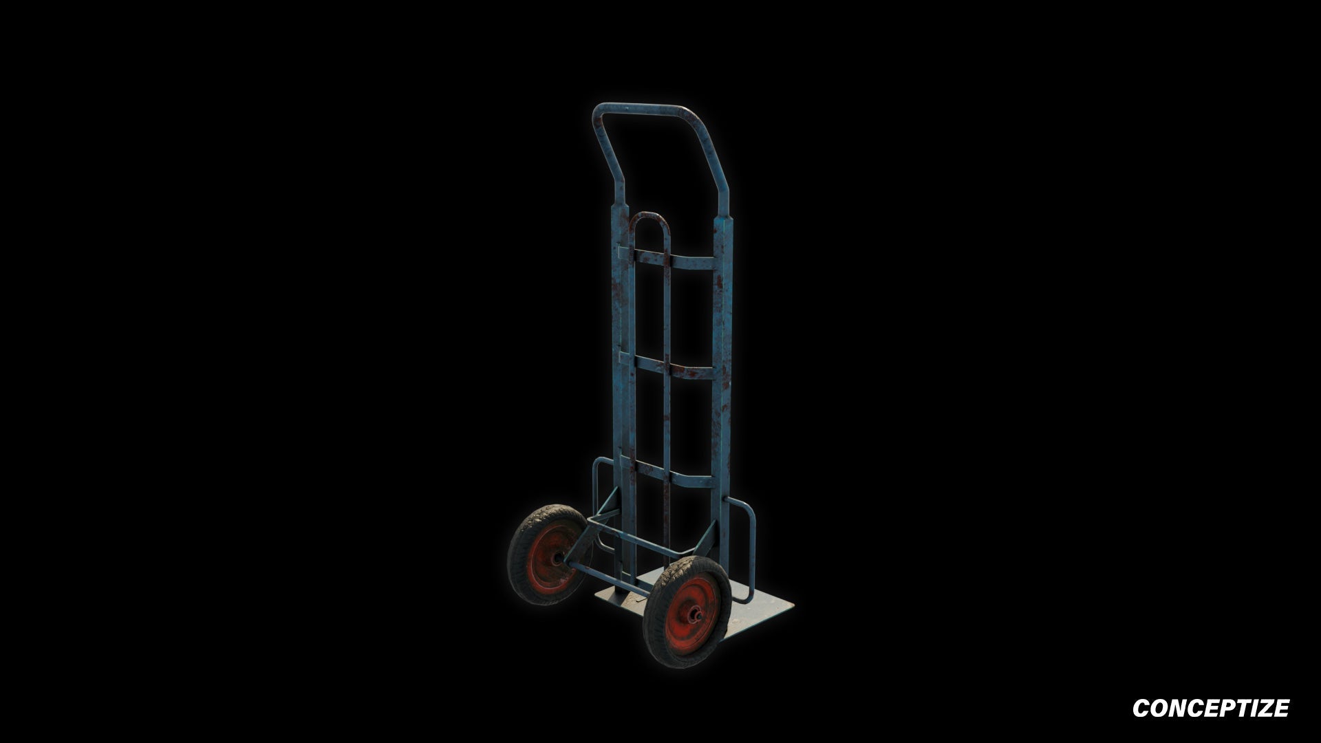 Uline manual carrier meticulously handcrafted 3d asset pbr blender unreal engine prop conceptize