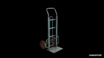 Uline manual carrier meticulously handcrafted 3d asset pbr blender unreal engine prop conceptize