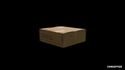Closed cardboard box meticulously handcrafted PBR textured 3D asset optimized Blender Unreal Engine urban streetscapes alleyways sidewalks high detail
