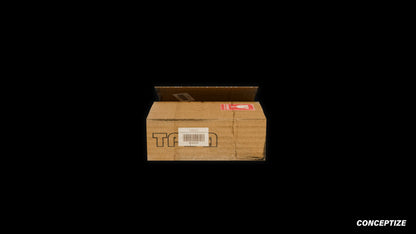 Open cardboard box meticulously handcrafted PBR textured 3D asset optimized Blender Unreal Engine urban streetscapes alleyways sidewalks high detail