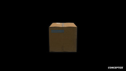 Open cardboard box meticulously handcrafted PBR textured 3D asset optimized Blender Unreal Engine urban streetscapes alleyways sidewalks high detail