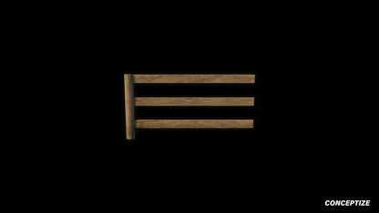 Barn fence meticulously handcrafted PBR textured 3D asset optimized Blender Unreal Engine rural farm countryside outdoor environments