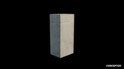 Mounted fire extinguisher meticulously handcrafted PBR textured 3D asset optimized Blender Unreal Engine urban interiors industrial safety environments