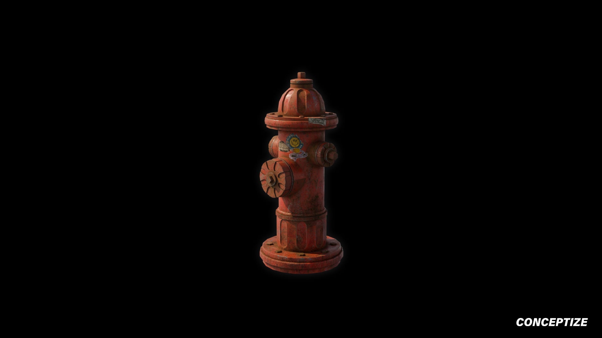 American fire hydrant meticulously handcrafted PBR textured 3D asset optimized Blender Unreal Engine urban streets sidewalks public safety environments