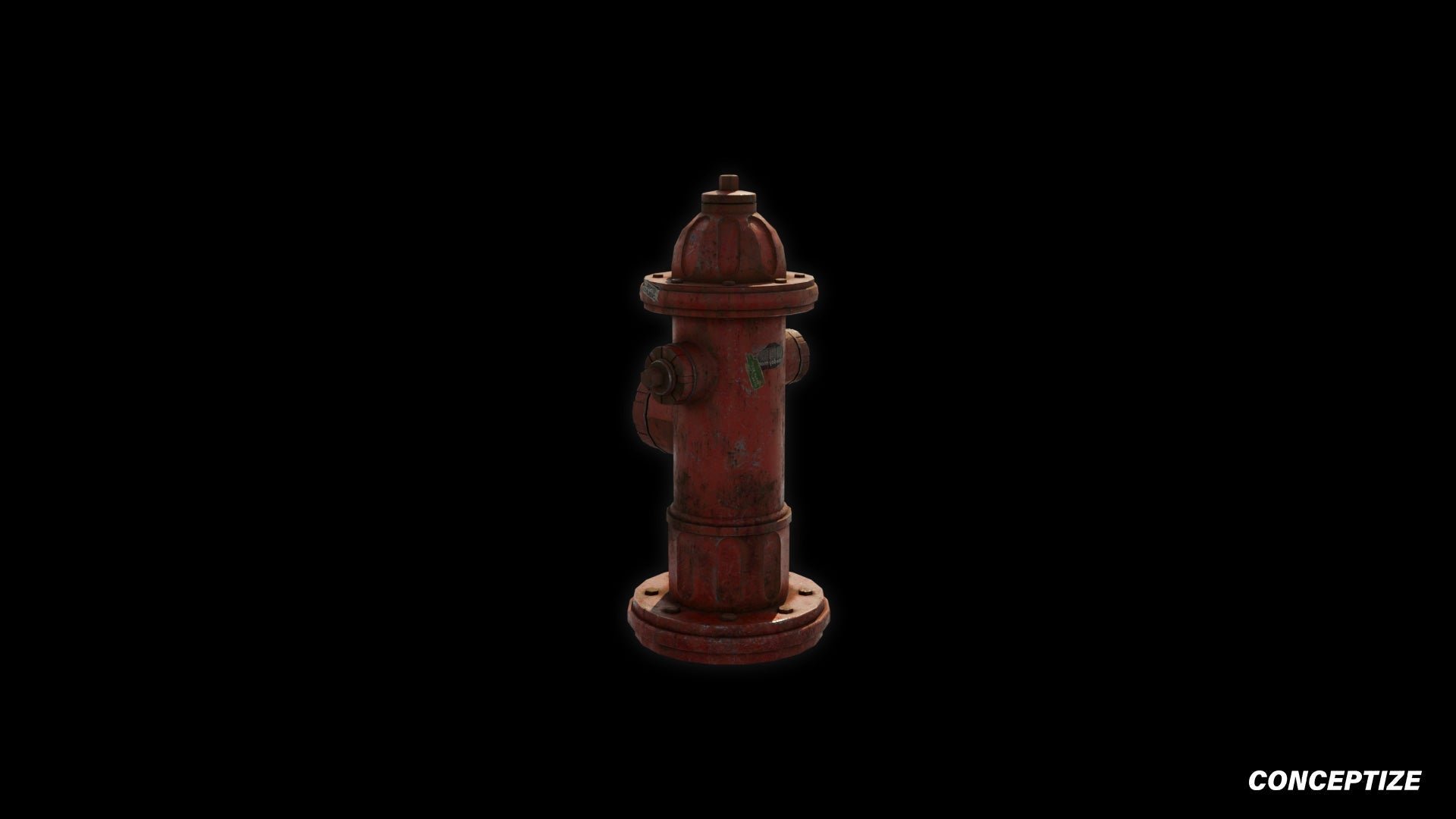 American fire hydrant meticulously handcrafted PBR textured 3D asset optimized Blender Unreal Engine urban streets sidewalks public safety environments
