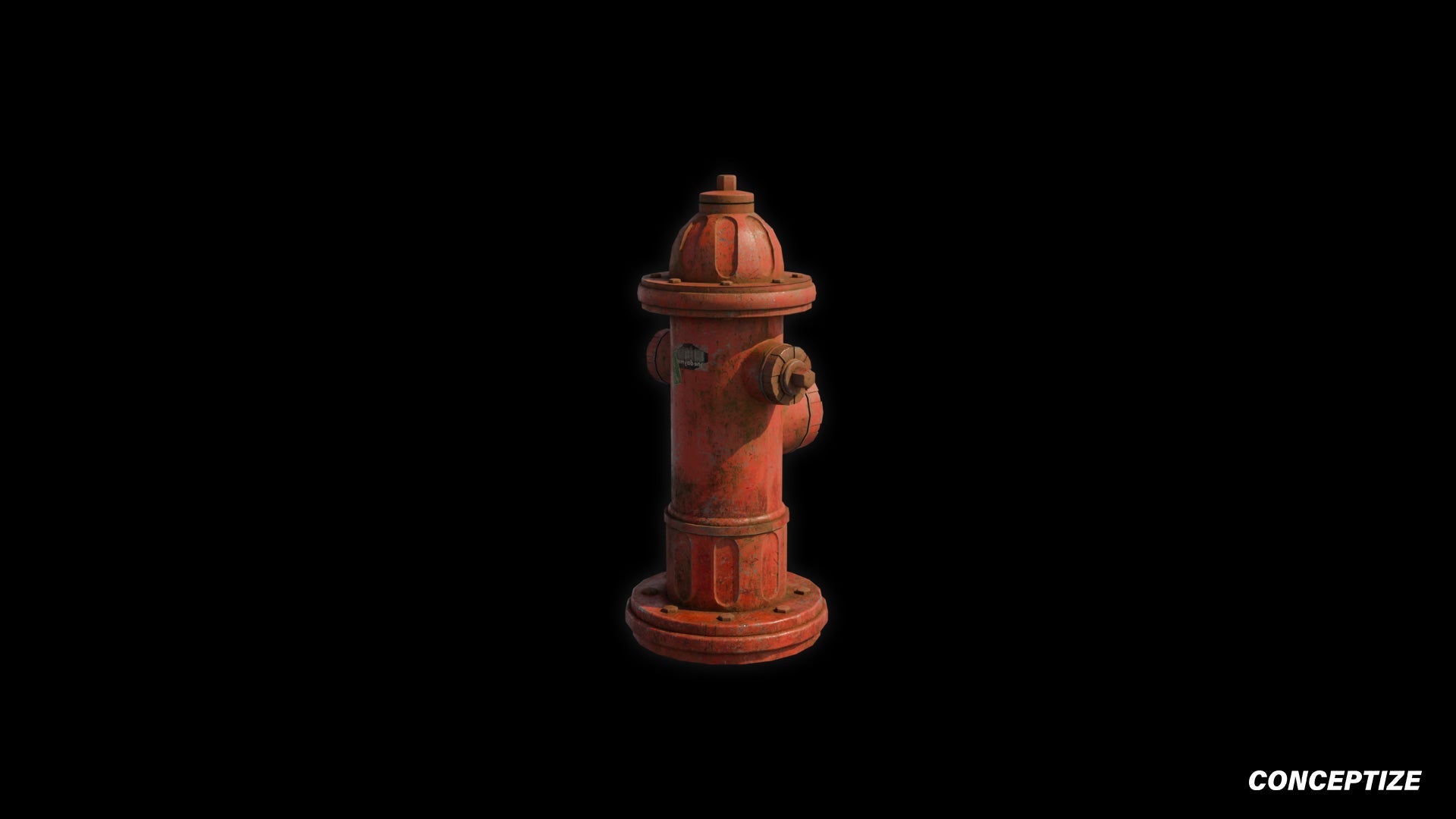 American fire hydrant meticulously handcrafted PBR textured 3D asset optimized Blender Unreal Engine urban streets sidewalks public safety environments