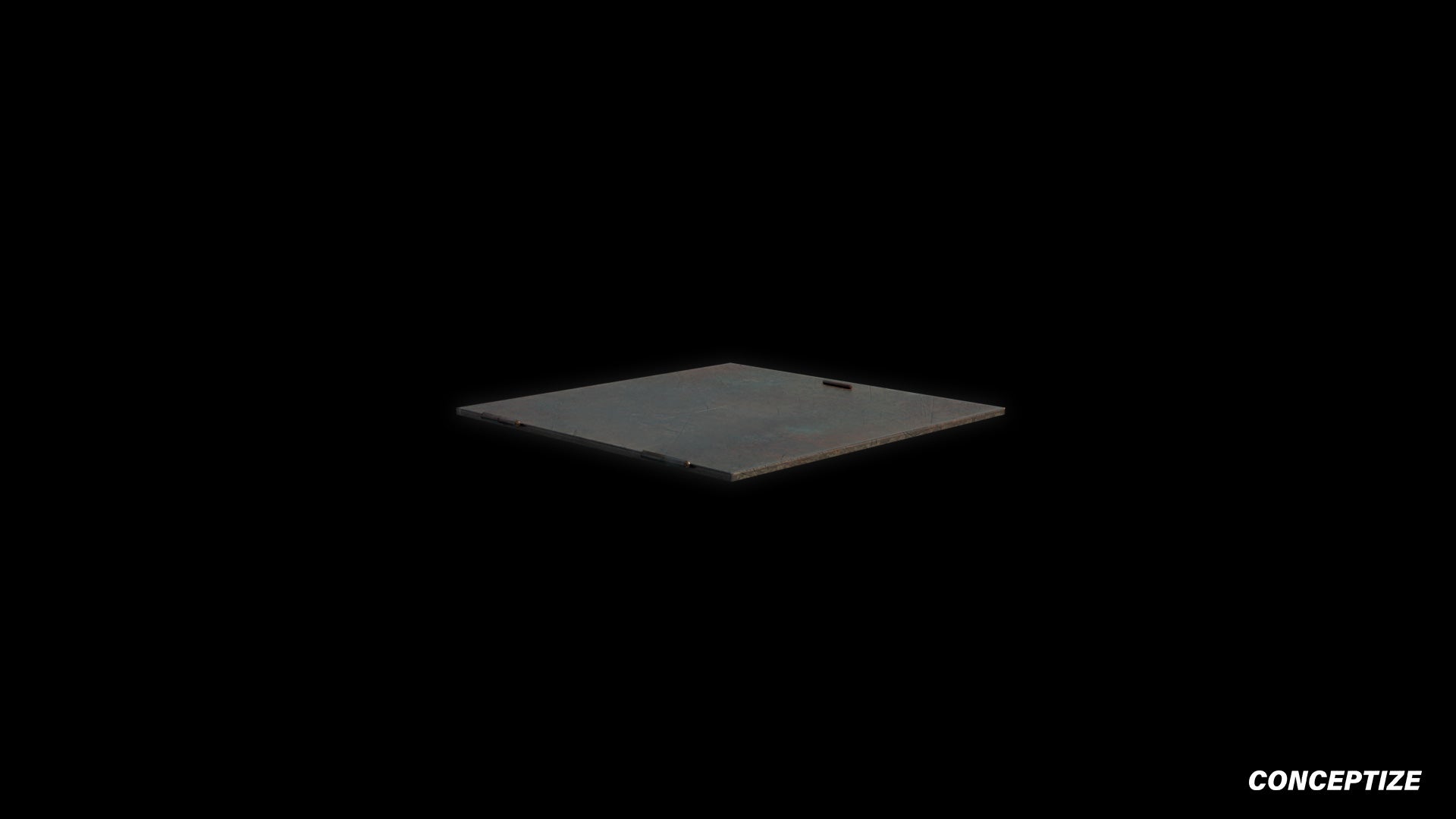 American manhole meticulously handcrafted PBR textured 3D asset optimized Blender Unreal Engine sewer cover utility access street infrastructure urban streets sidewalks