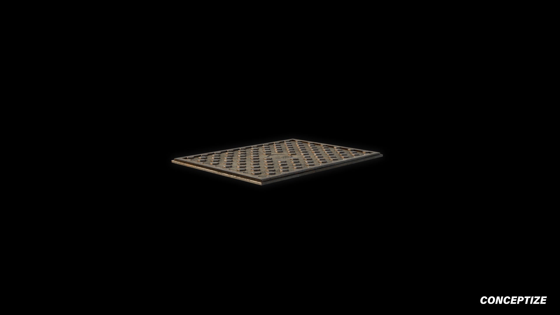 American manhole meticulously handcrafted PBR textured 3D asset optimized Blender Unreal Engine sewer cover utility access street infrastructure urban streets sidewalks