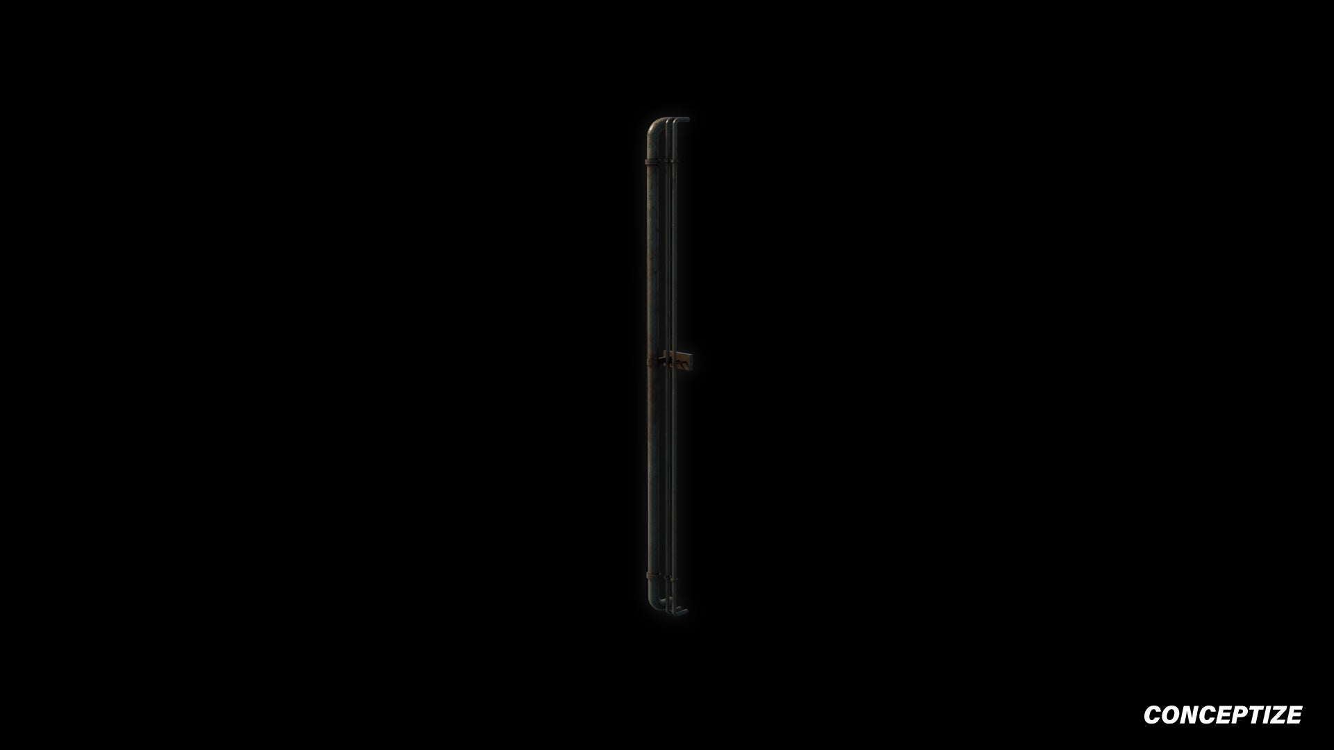 Pipe cluster meticulously handcrafted PBR textured 3D asset optimized Blender Unreal Engine plumbing conduits tubing systems industrial pipelines rooftop piping