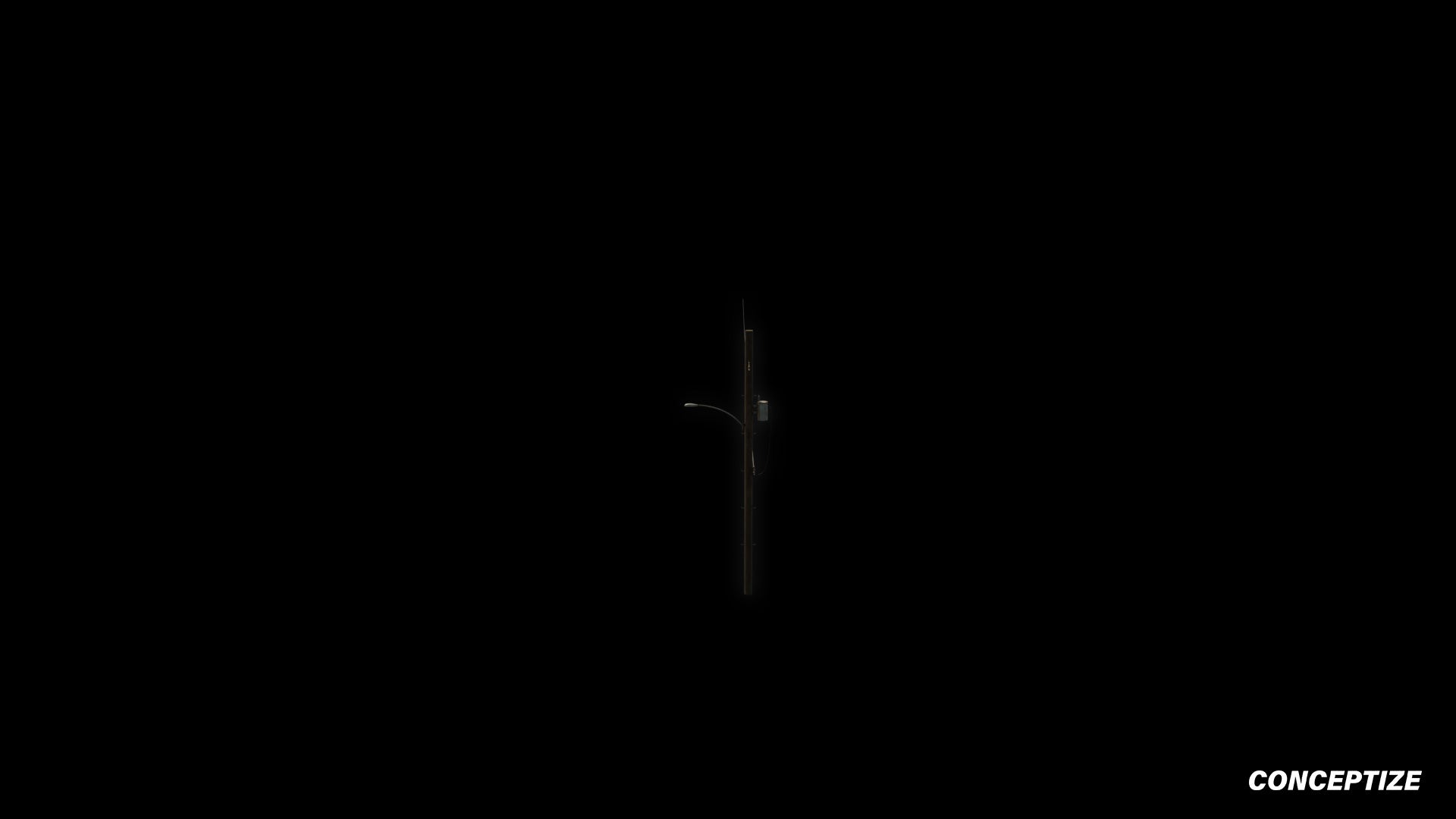 American power pole meticulously handcrafted PBR textured 3D asset optimized Blender Unreal Engine utility pole electrical pole street infrastructure urban streets