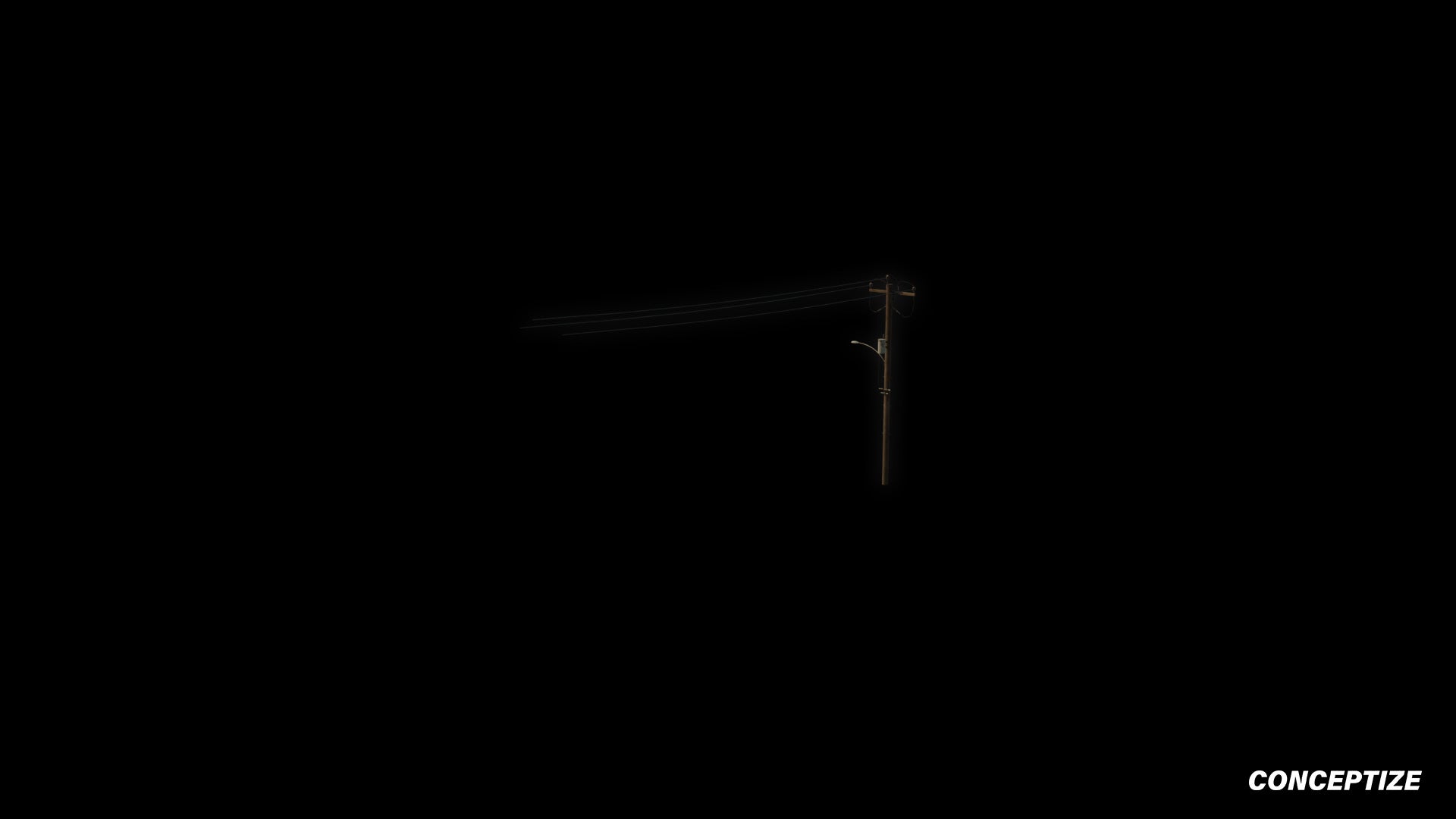 American power pole meticulously handcrafted PBR textured 3D asset optimized Blender Unreal Engine utility pole electrical pole street infrastructure urban streets
