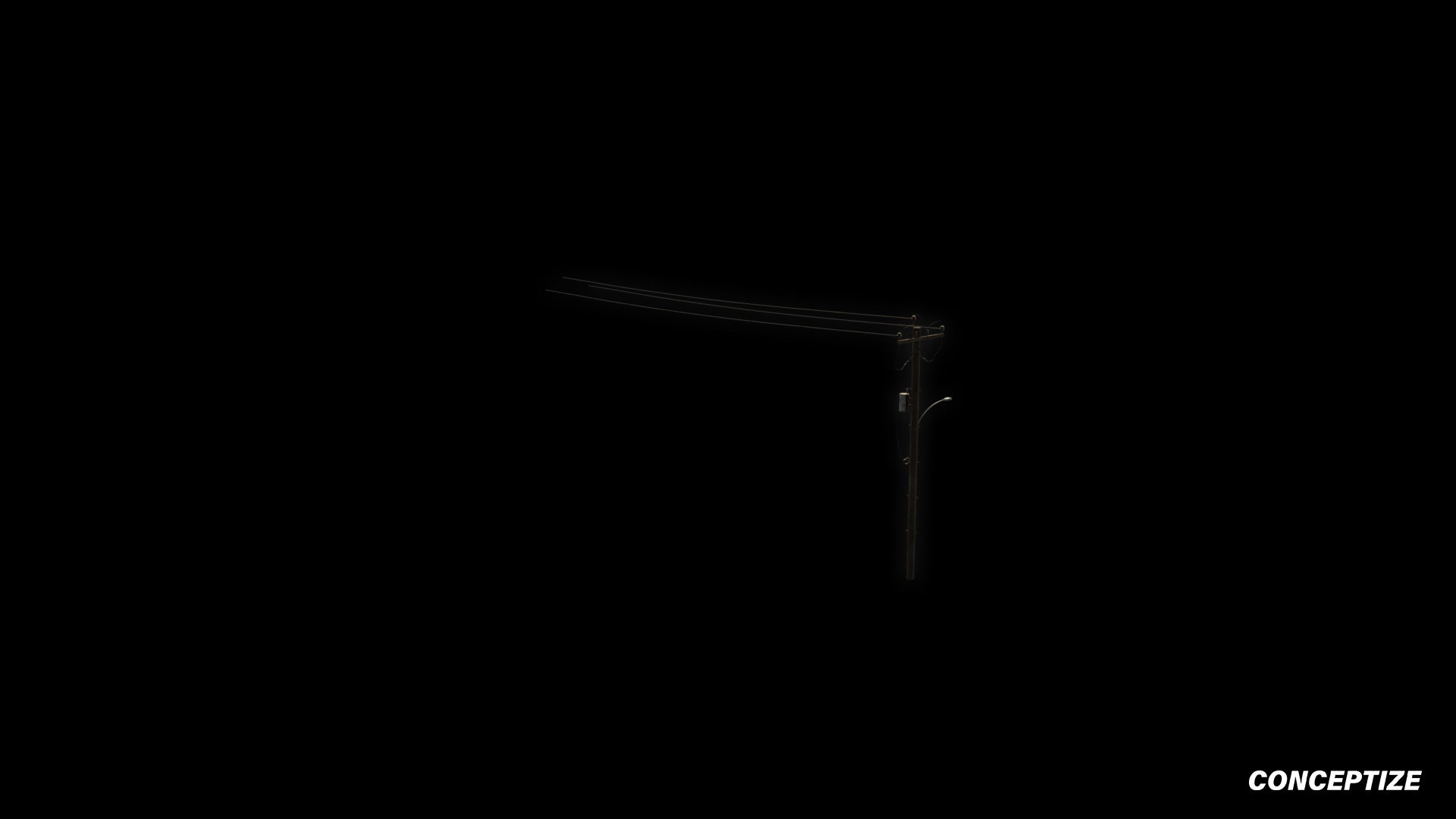 American power pole meticulously handcrafted PBR textured 3D asset optimized Blender Unreal Engine utility pole electrical pole street infrastructure urban streets