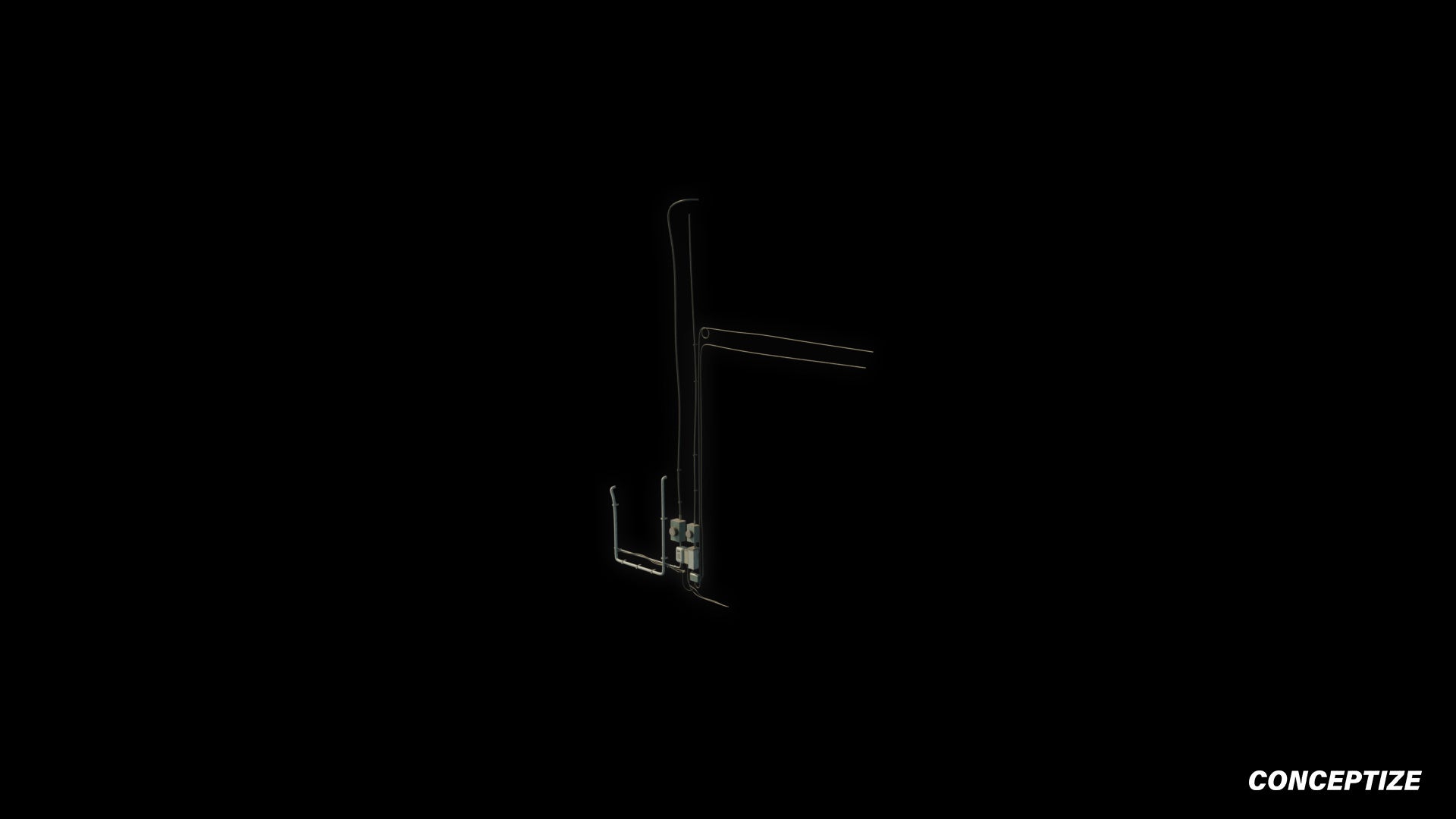 Utility box meticulously handcrafted PBR textured 3D asset optimized Blender Unreal Engine electrical enclosure junction cabinet control panel urban streets
