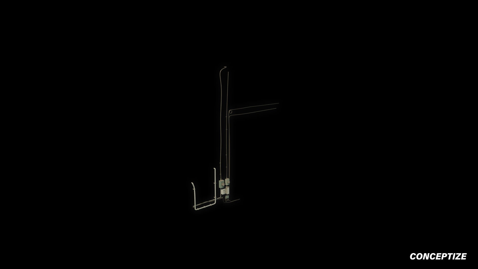 Utility box meticulously handcrafted PBR textured 3D asset optimized Blender Unreal Engine electrical enclosure junction cabinet control panel urban streets