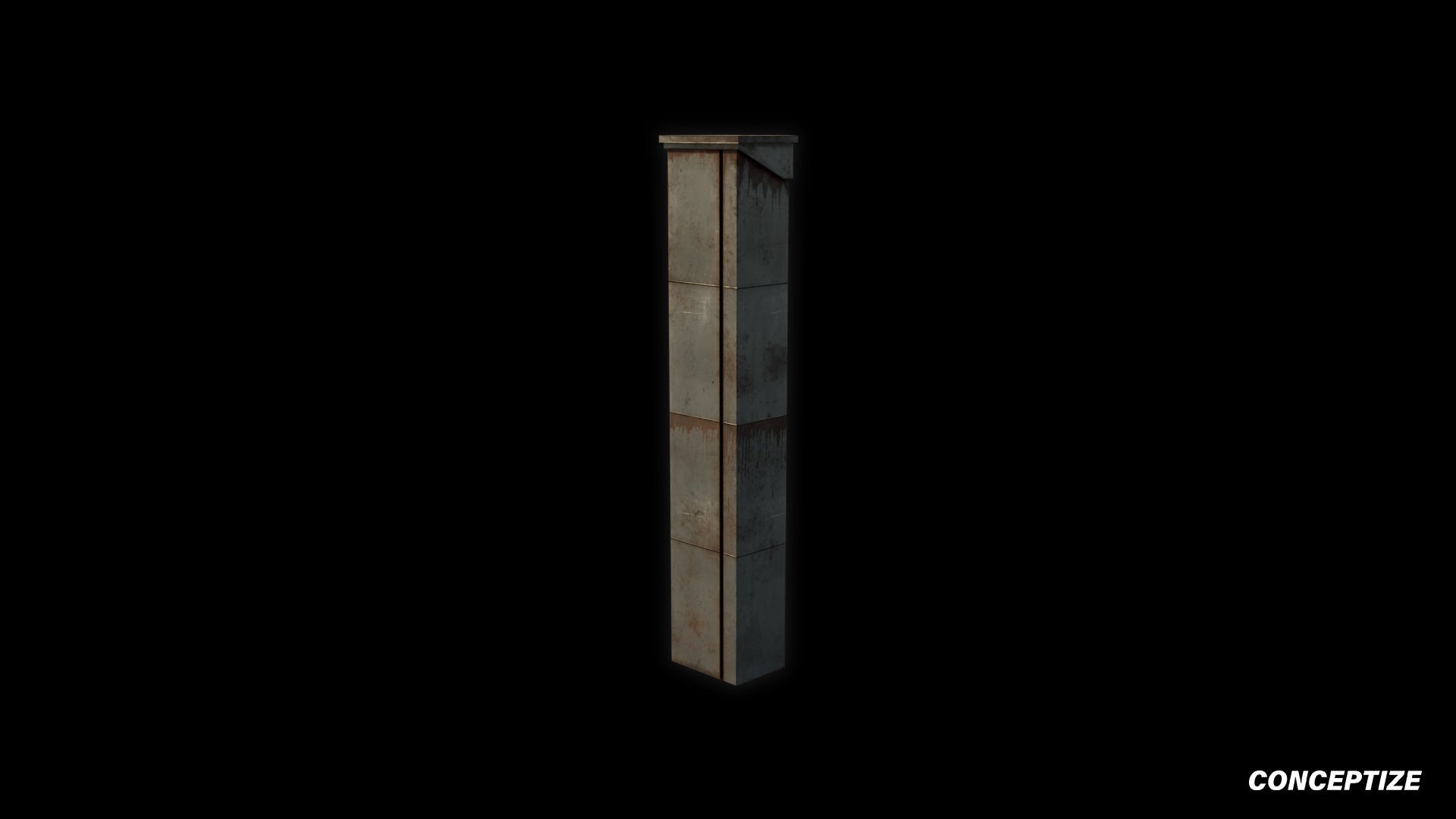 American ventilation duct meticulously handcrafted PBR textured 3D model HVAC air duct exhaust vent pipeline industrial architecture Blender Unreal Engine