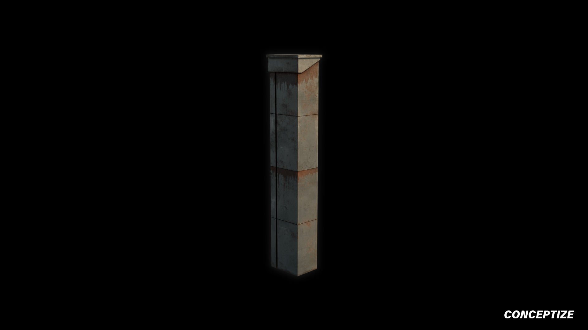 American ventilation duct meticulously handcrafted PBR textured 3D model HVAC air duct exhaust vent pipeline industrial architecture Blender Unreal Engine