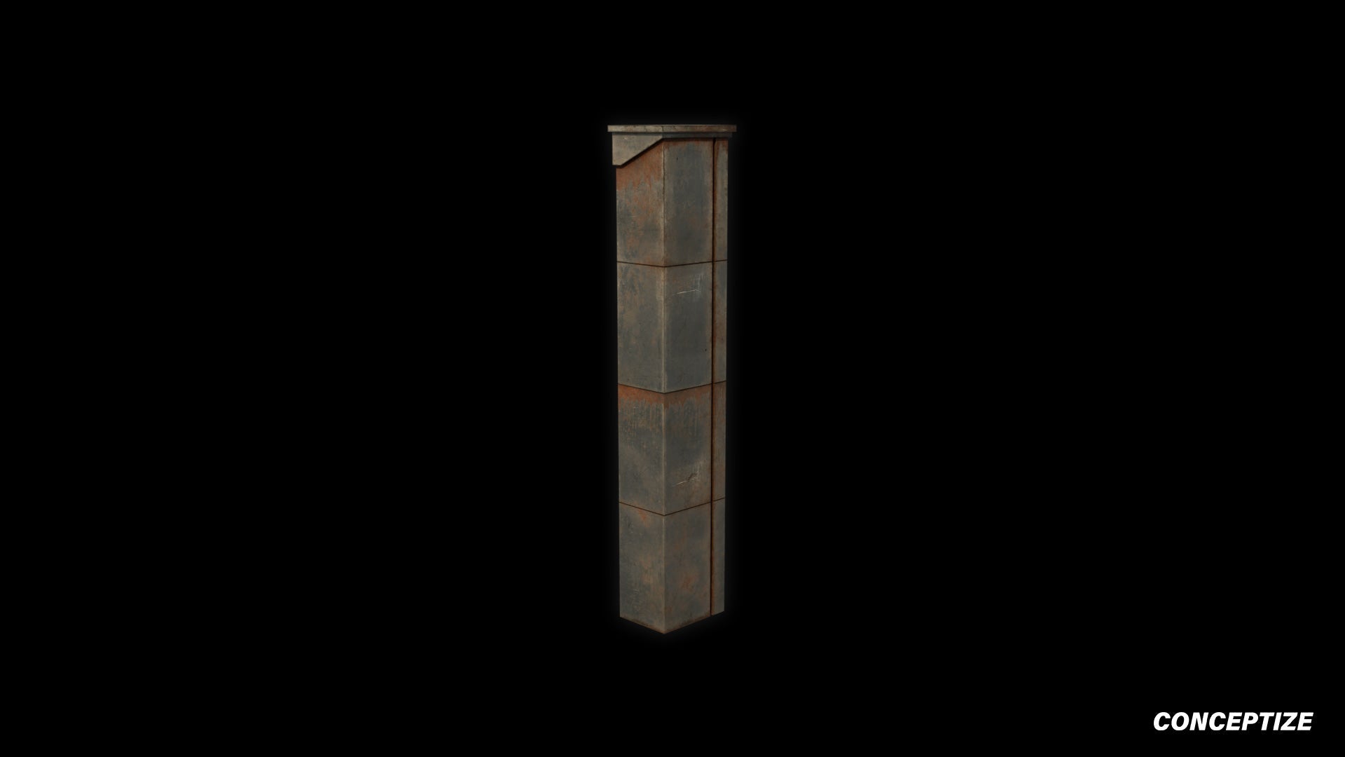 American ventilation duct meticulously handcrafted PBR textured 3D model HVAC air duct exhaust vent pipeline industrial architecture Blender Unreal Engine