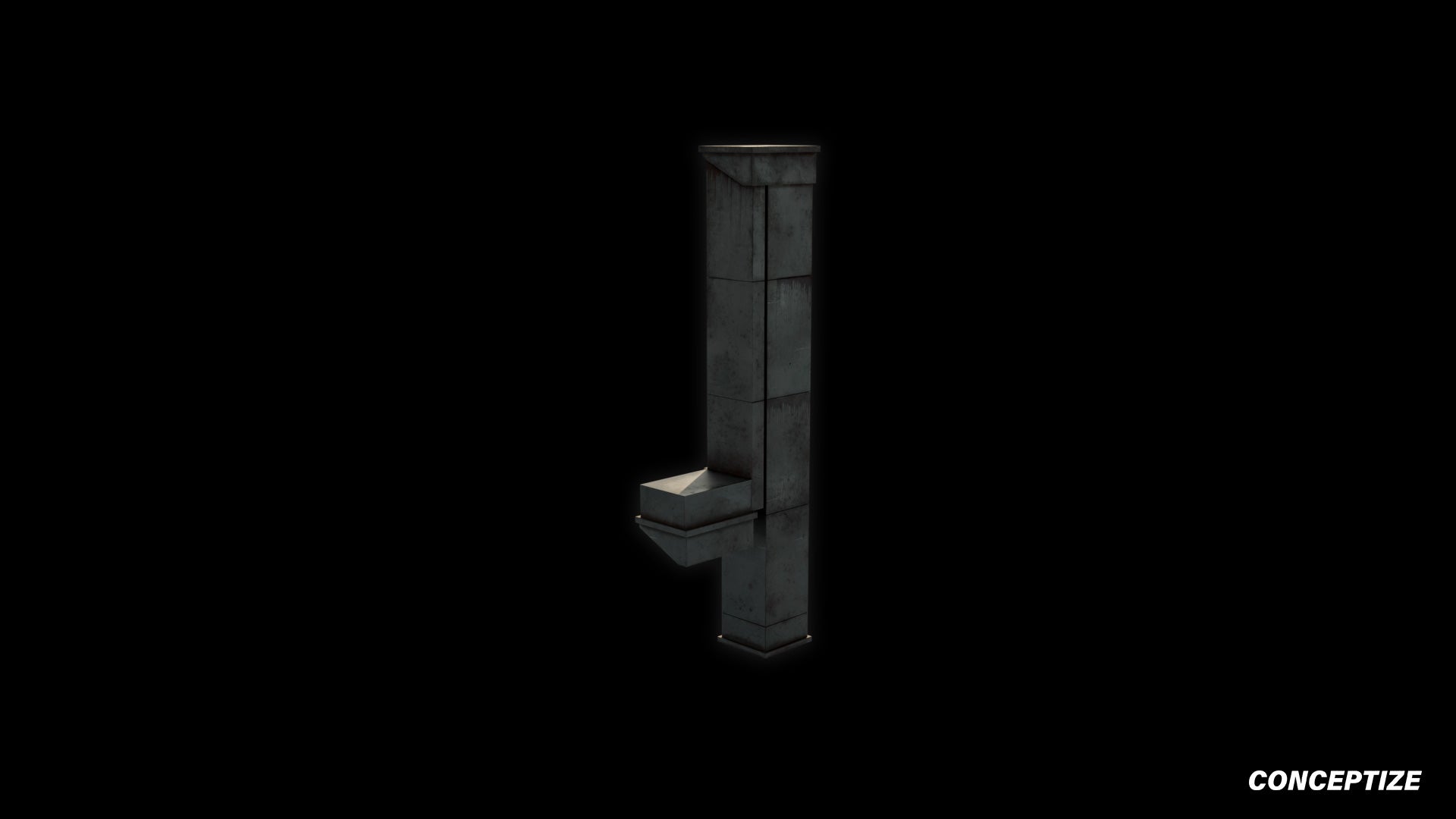 American ventilation duct meticulously handcrafted PBR textured 3D model HVAC air duct exhaust vent pipeline industrial architecture Blender Unreal Engine
