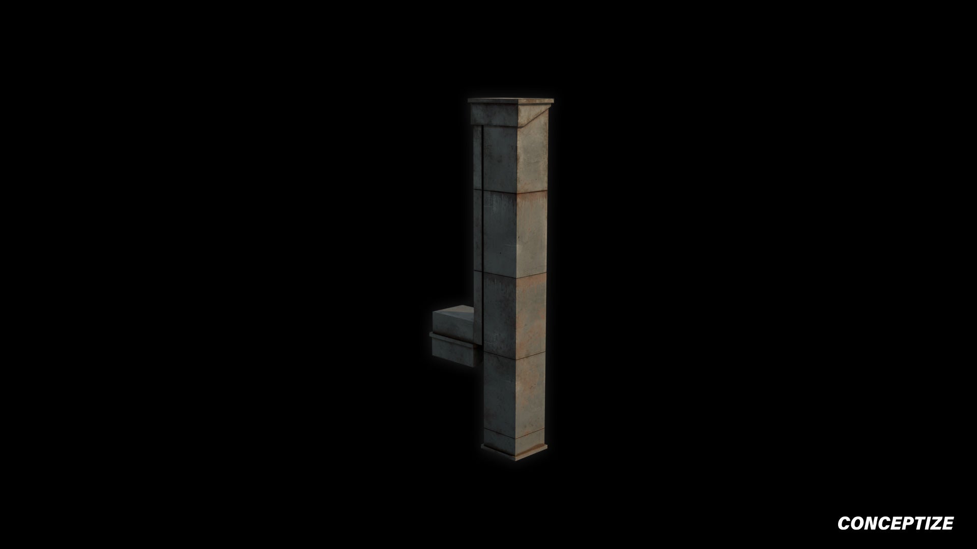 American ventilation duct meticulously handcrafted PBR textured 3D model HVAC air duct exhaust vent pipeline industrial architecture Blender Unreal Engine