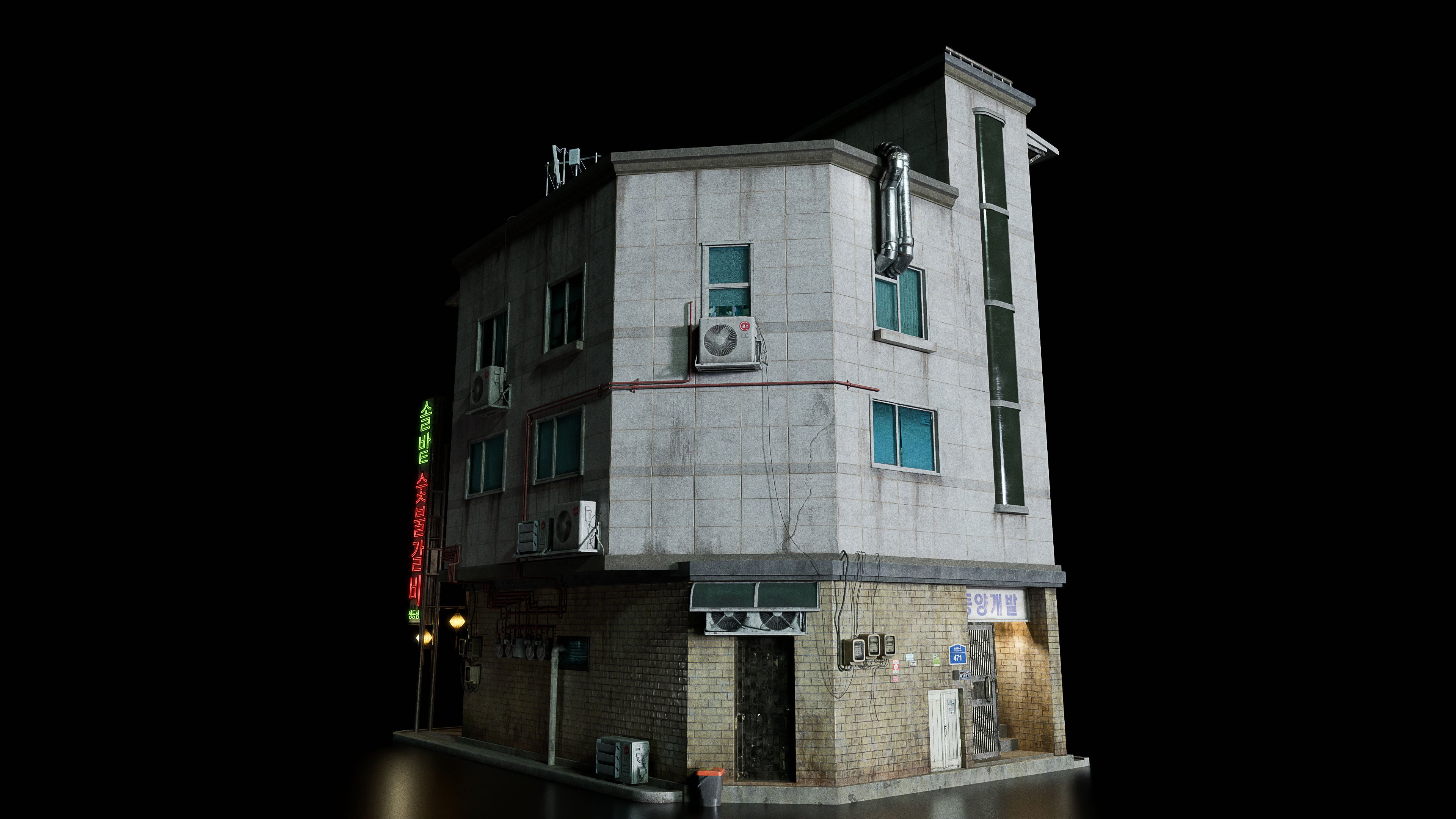 Seoul Streets 3D Pack