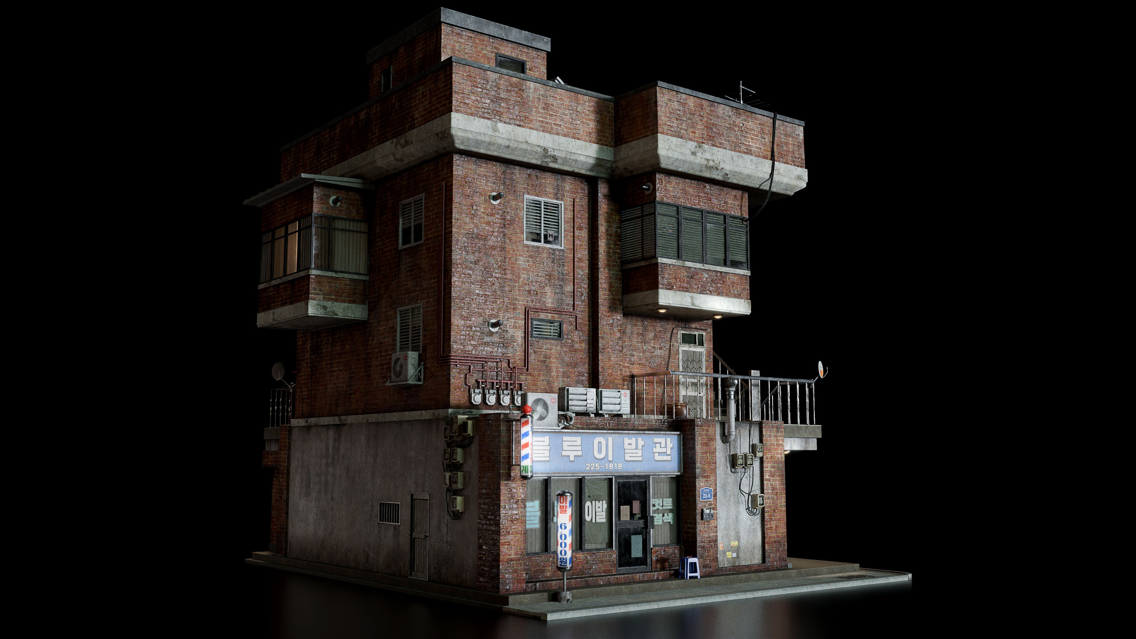 Seoul Streets 3D Pack